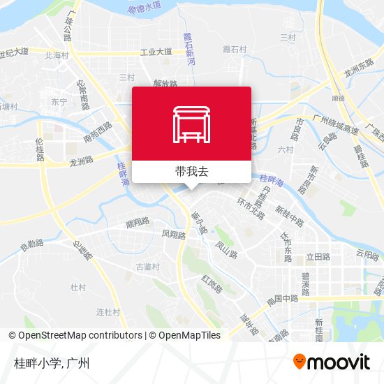 桂畔小学地图