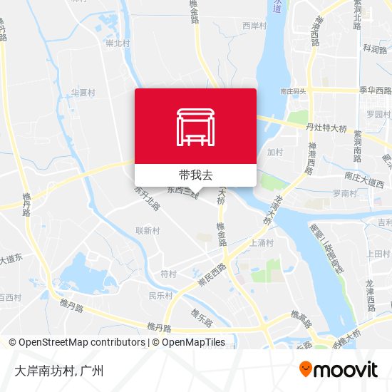 大岸南坊村地图