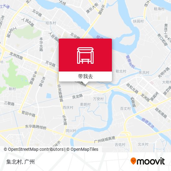 集北村地图
