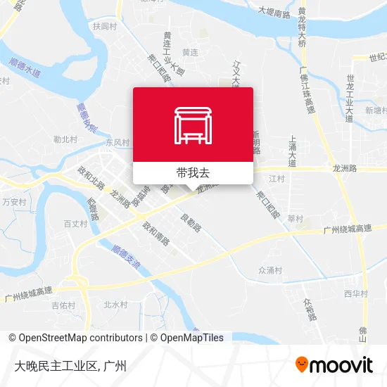 大晚民主工业区地图