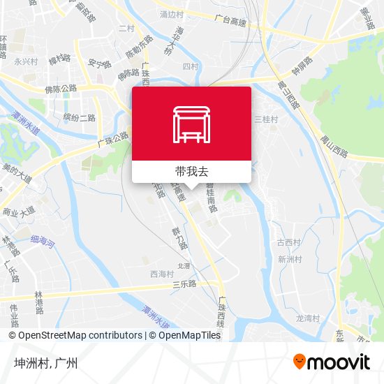 坤洲村地图