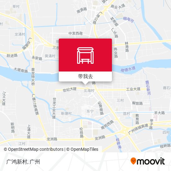 广鸿新村地图