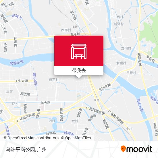乌洲平岗公园地图