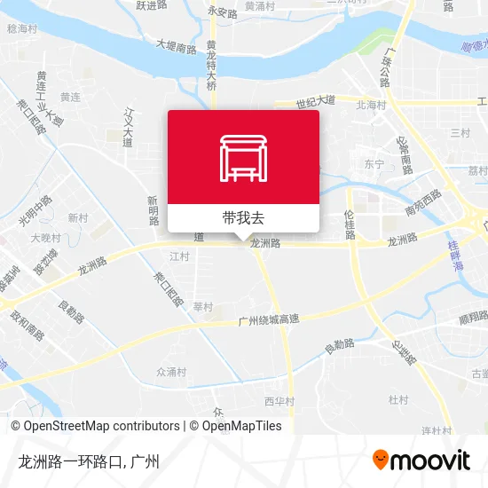 龙洲路一环路口地图
