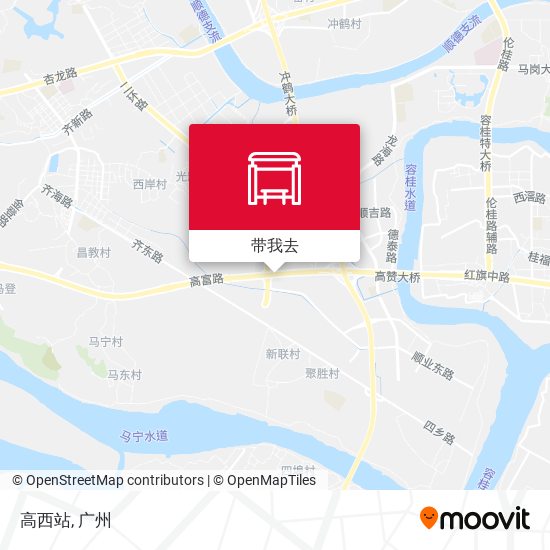 高西站地图