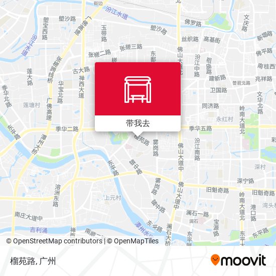 榴苑路地图