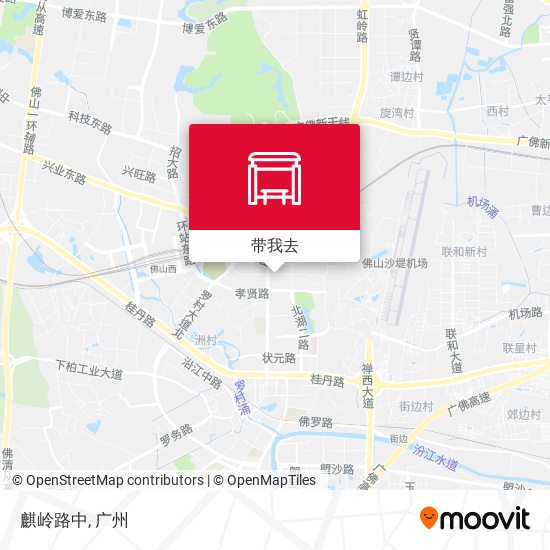 麒岭路中地图