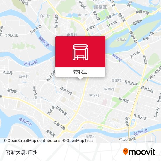 容新大厦地图
