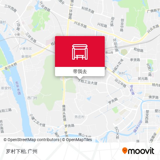 罗村下柏地图