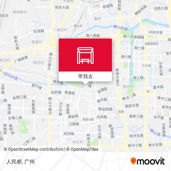 人民桥地图