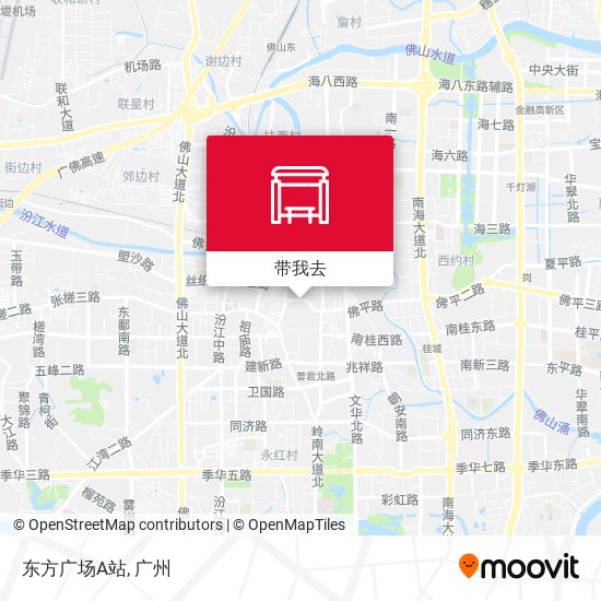 东方广场A站地图