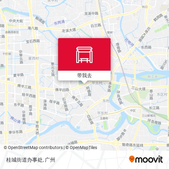 桂城街道办事处地图
