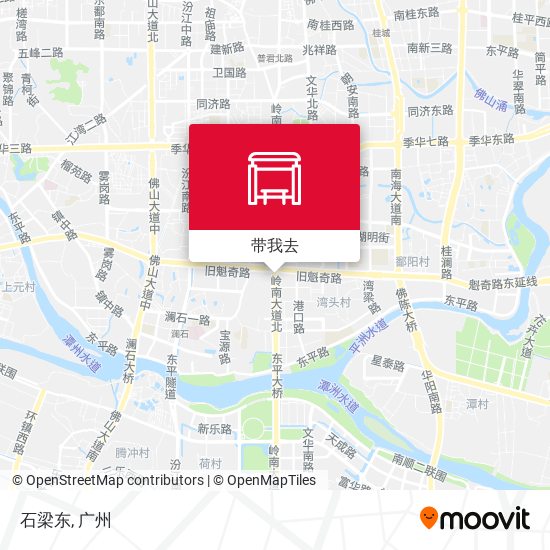 石梁东地图