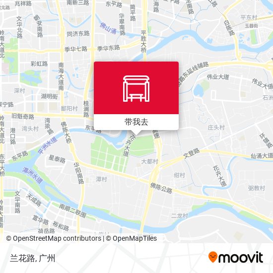 兰花路地图