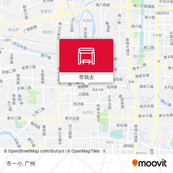 市一小地图