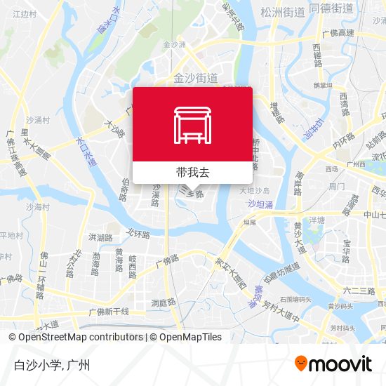 白沙小学地图