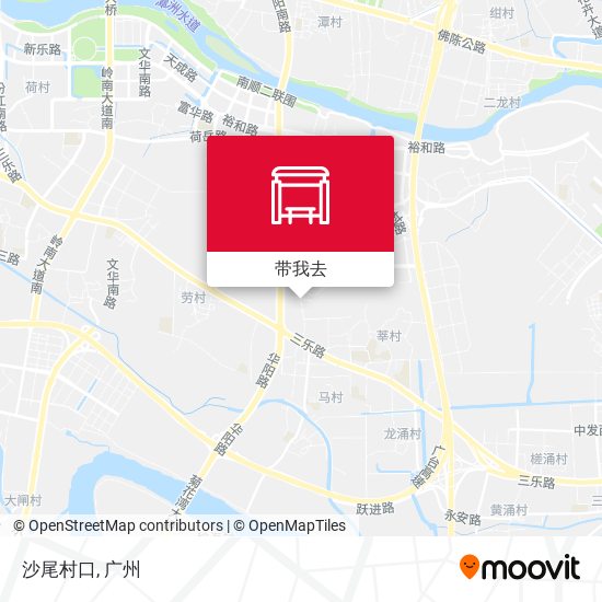 沙尾村口地图
