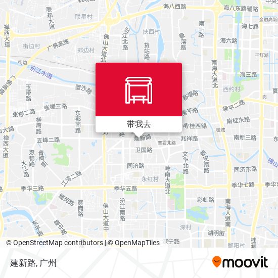 建新路地图