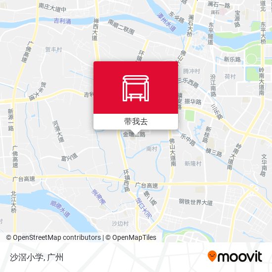 沙滘小学地图
