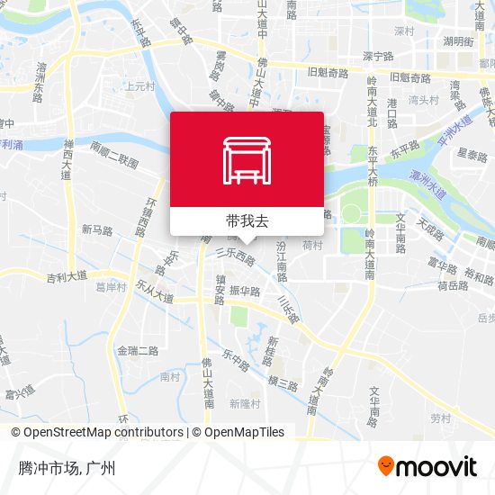 腾冲市场地图