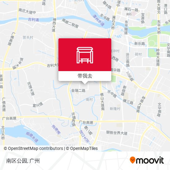 南区公园地图
