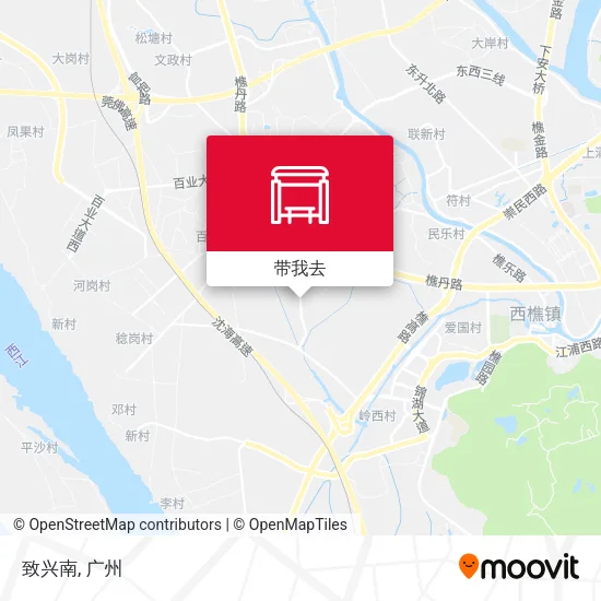 致兴南地图