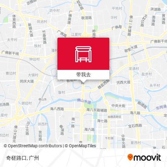 奇槎路口地图
