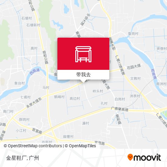 金星鞋厂地图