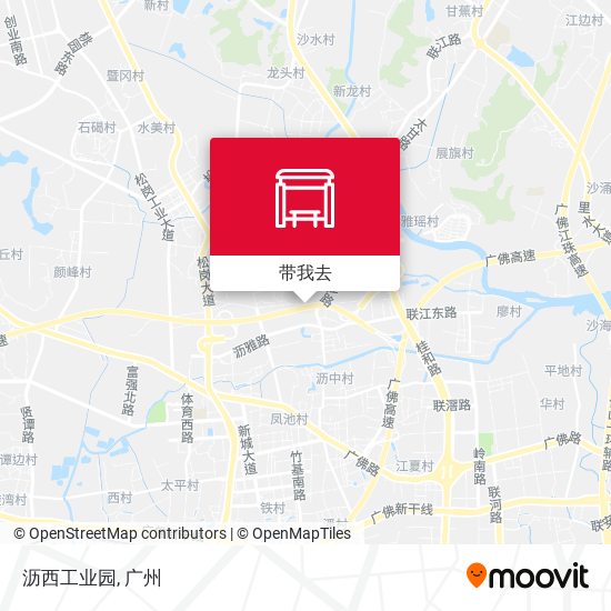沥西工业园地图