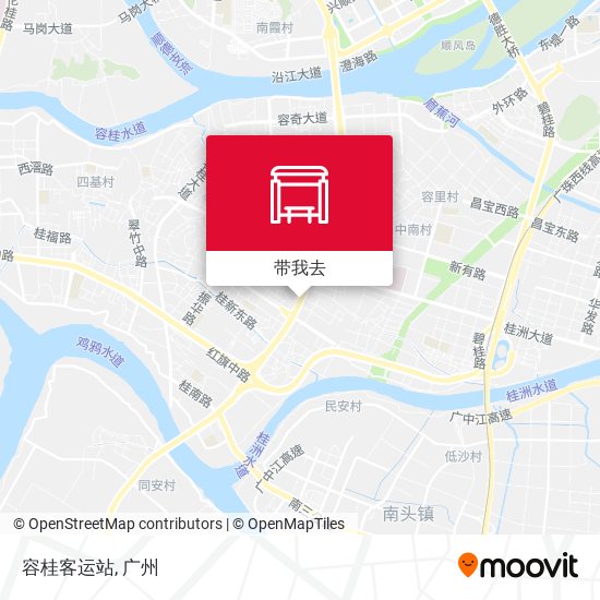容桂客运站地图