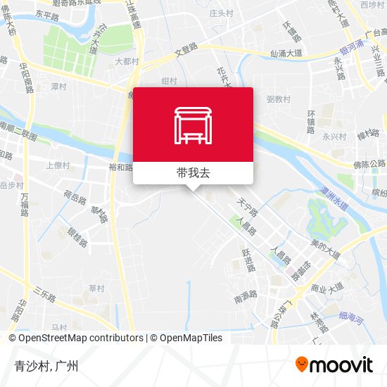 青沙村地图