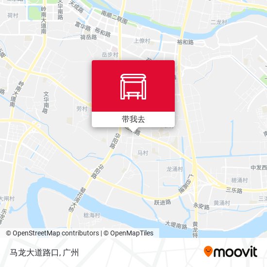 马龙大道路口地图