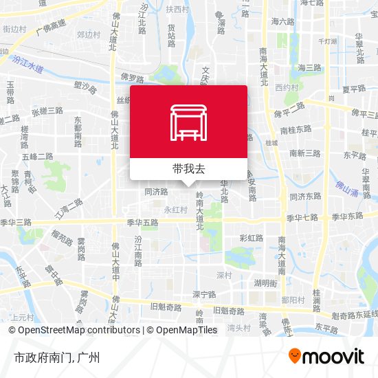 市政府南门地图