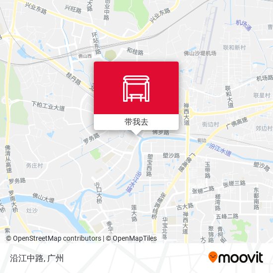 沿江中路地图