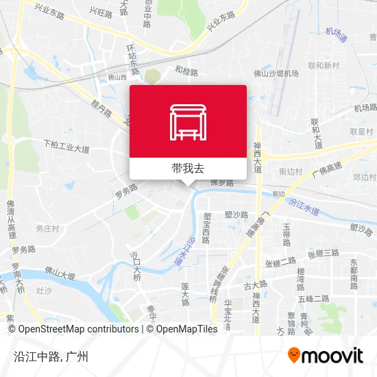 沿江中路地图