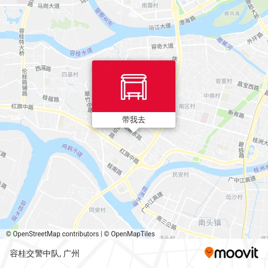 容桂交警中队地图