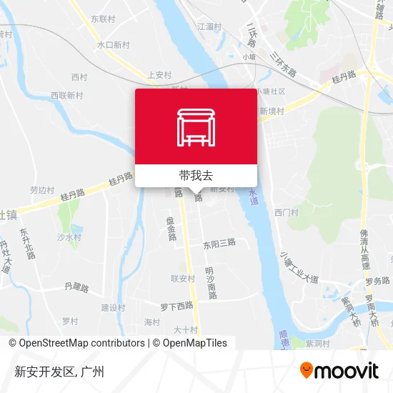 新安开发区地图