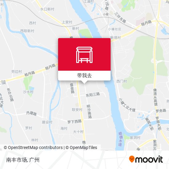 南丰市场地图