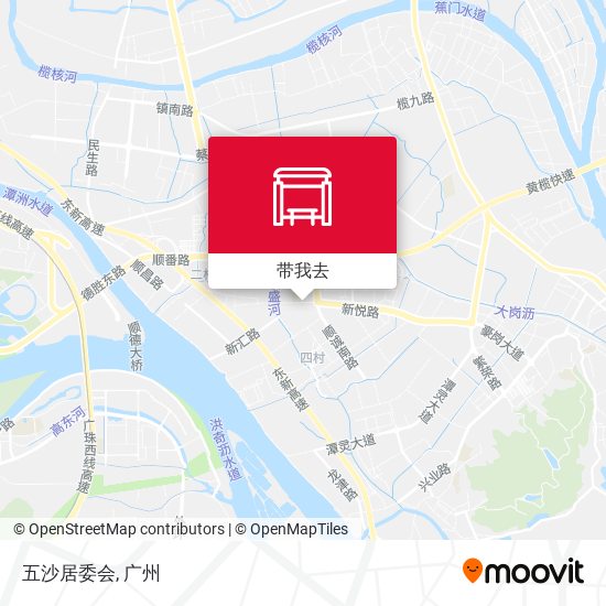 五沙居委会地图
