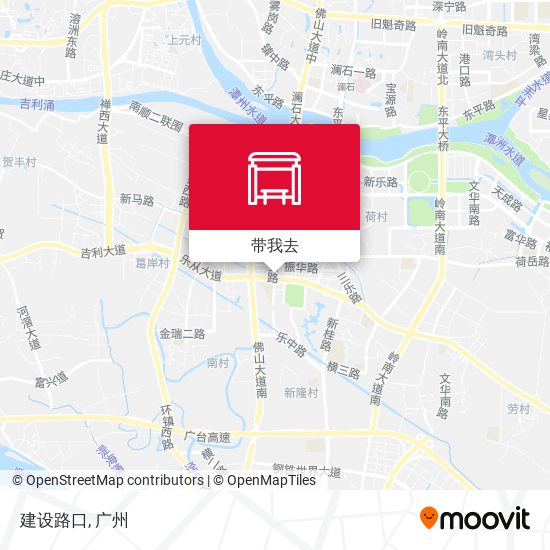 建设路口地图