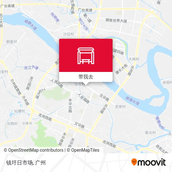 镇圩日市场地图