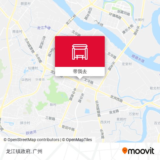 龙江镇政府地图