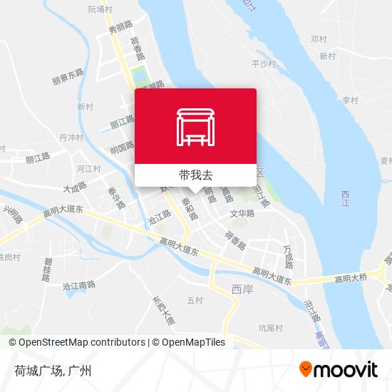 荷城广场地图