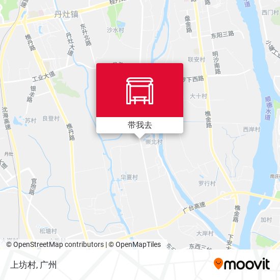 上坊村地图