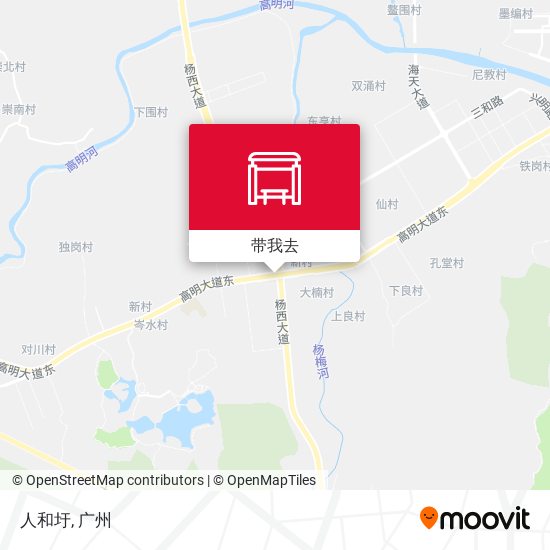 人和圩地图
