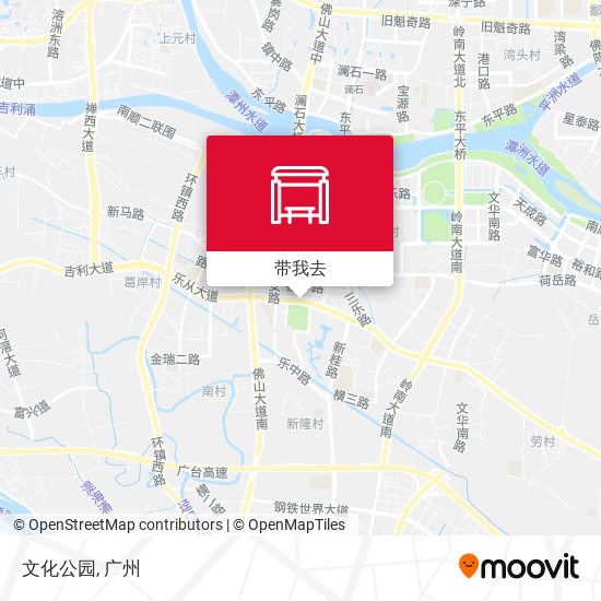 文化公园地图