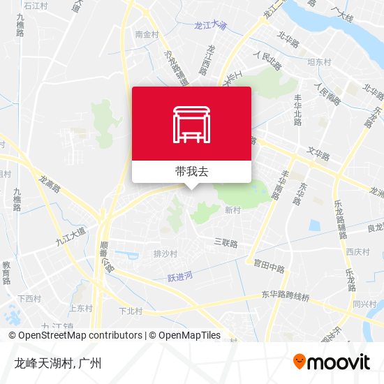 龙峰天湖村地图