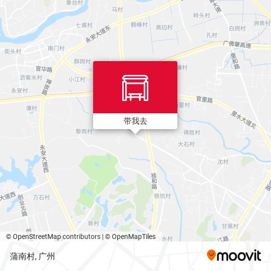 蒲南村地图