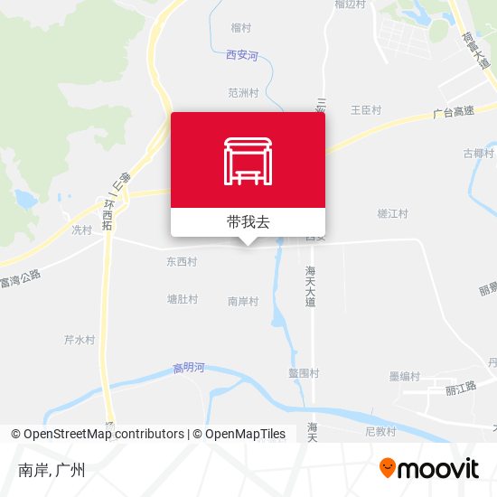 南岸地图