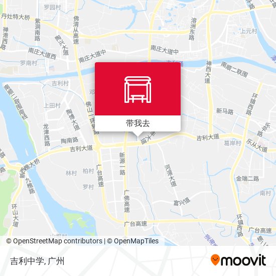 吉利中学地图